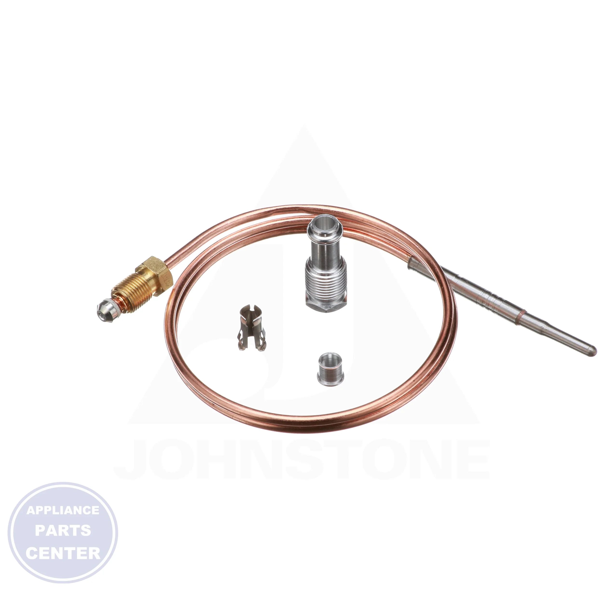 Thermocouple K17AT-24H - Detailed view of stainless steel head and weld at tip