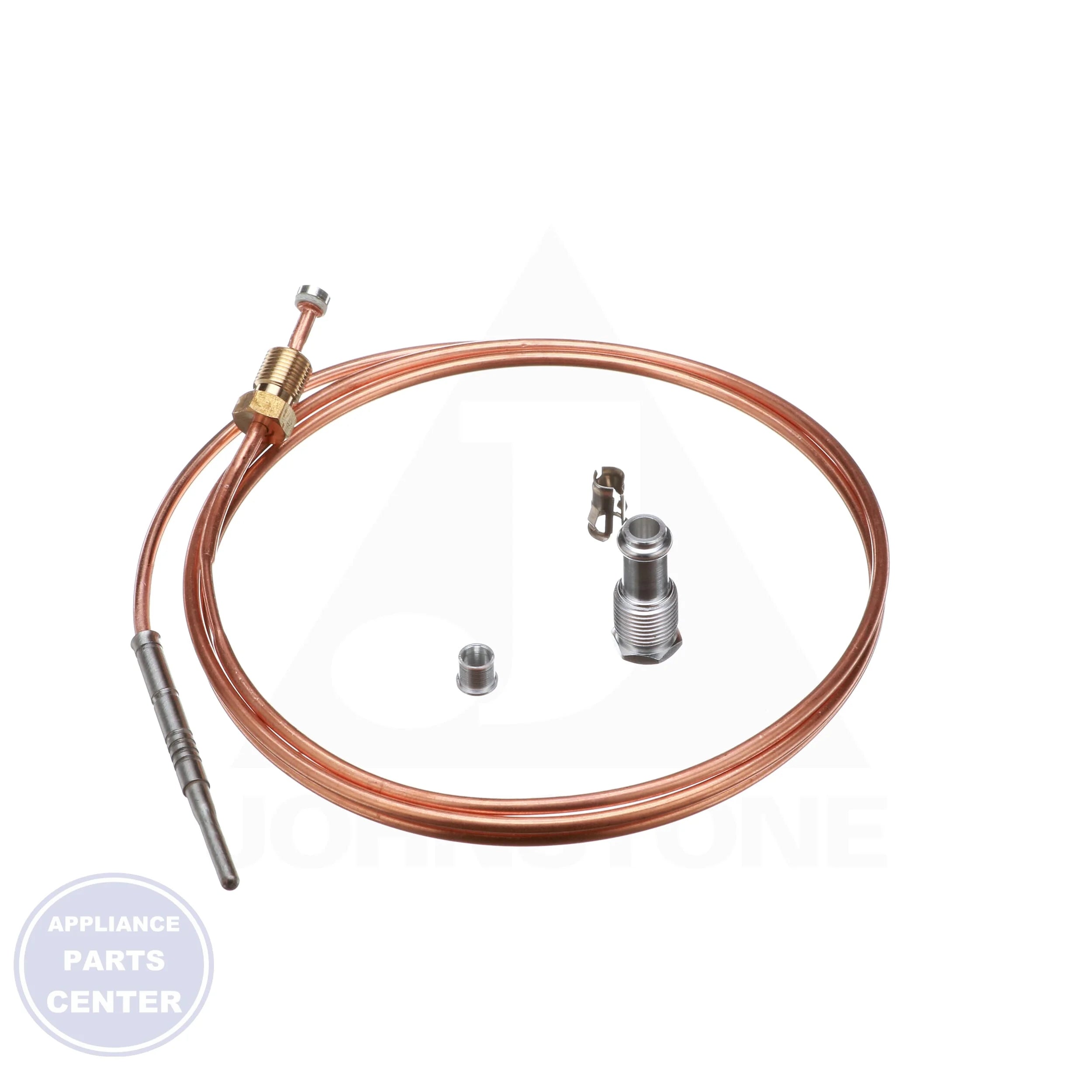 Thermocouple K17AT-48H - Detailed view of stainless steel head and tip weld