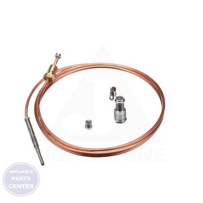 Thermocouple K17AT-48H - Detailed view of stainless steel head and tip weld