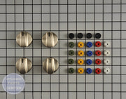 WCI UNIVERSAL RANGE KNOB KIT,SS - Main view showing durable knobs for WCI ranges