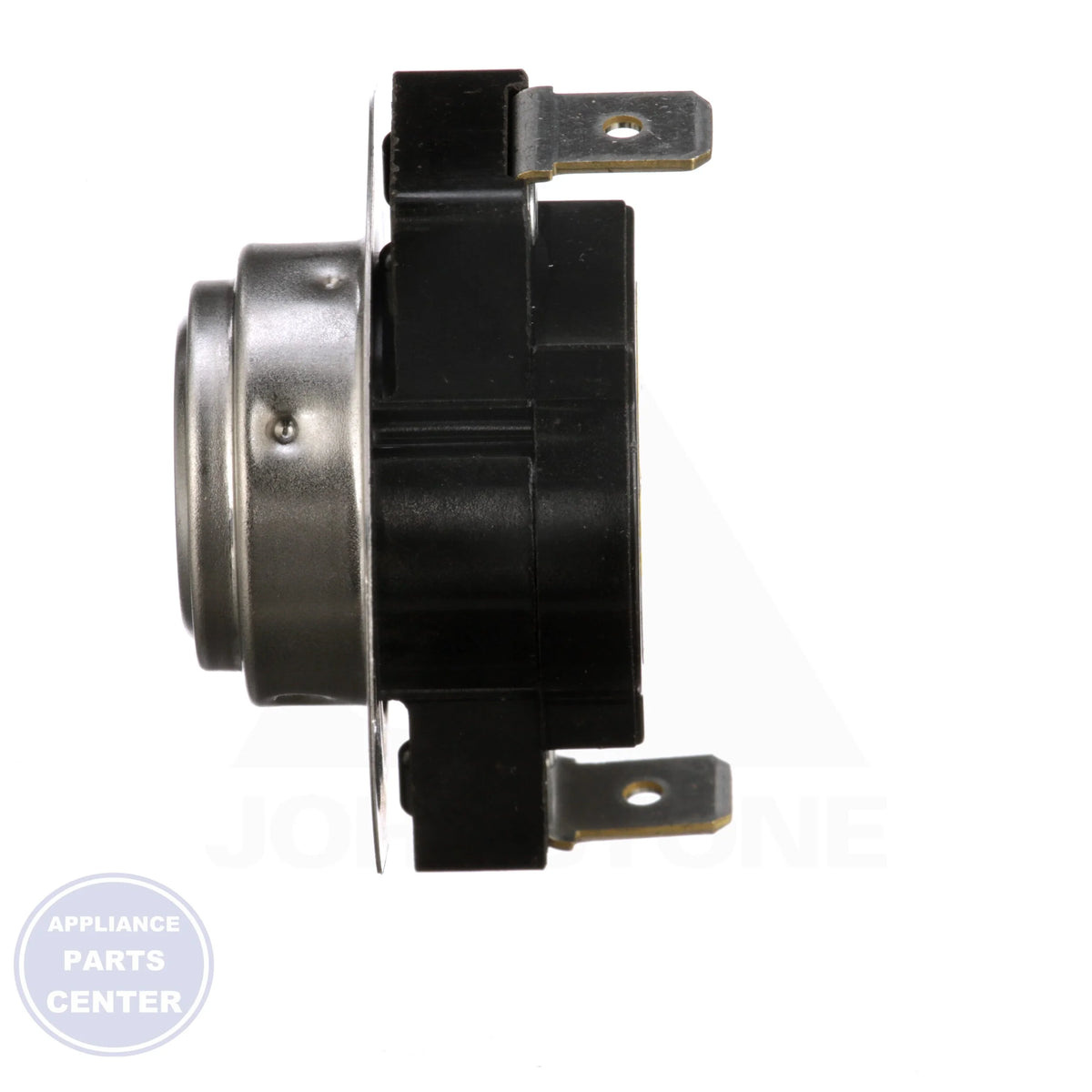Therm-O-Disc Fan and Limit Thermostat L120 - Detailed view of 120°F open temp and 110°F close temp