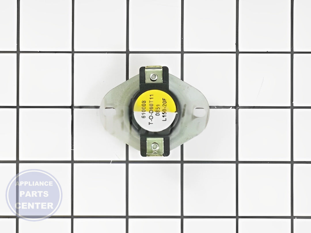 SUPCO THERMOSTAT 150 DEG 2 WIRE - Detailed view of 150-degree setting