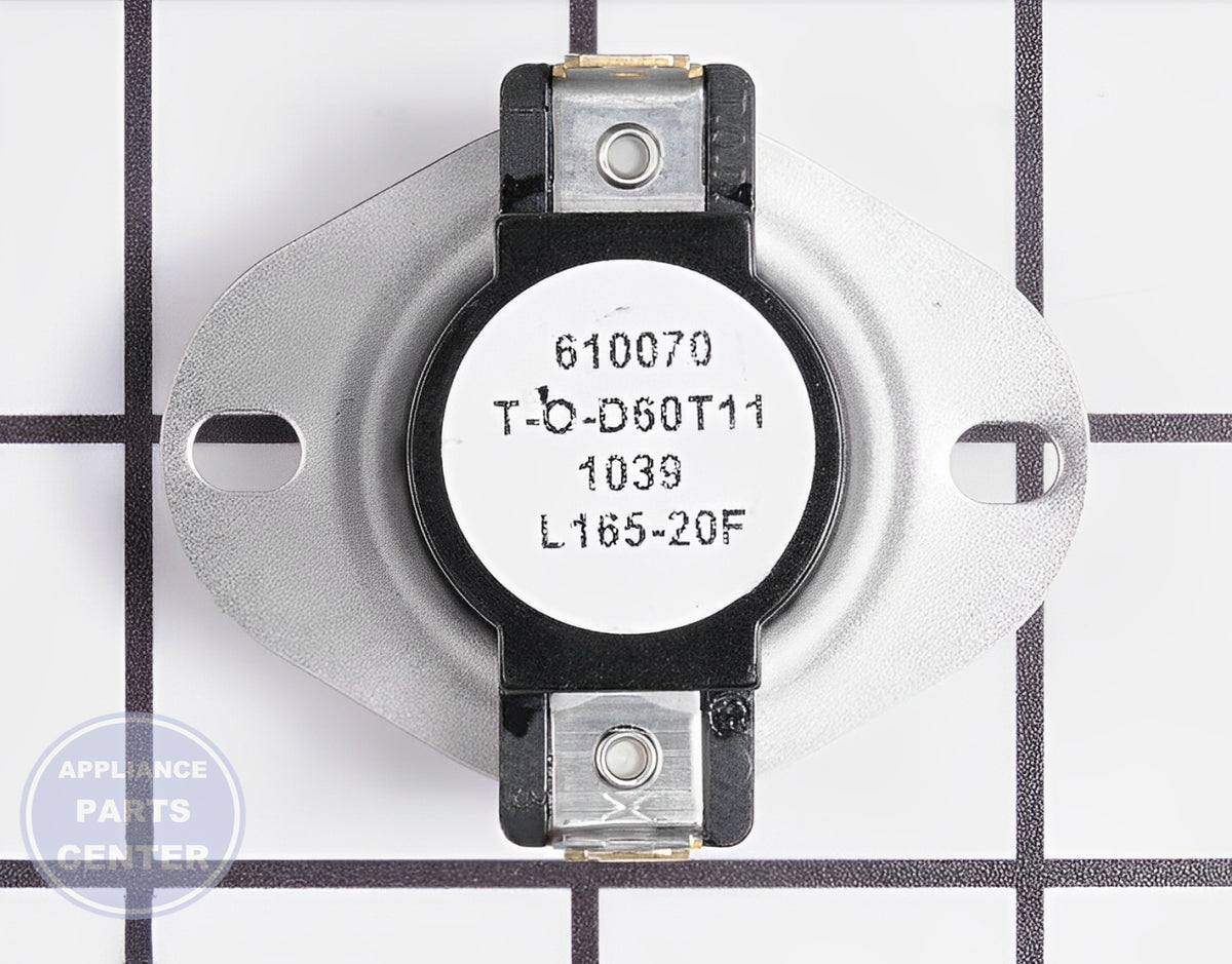 SUPCO -20F LIMIT SWITCH L165 - Main view showing precise temperature control for SEA models