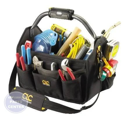 22-Pocket Tech Gear™ LED Lighted Handle Tool Carrier L234 - Main view showing LED lighted handle for various models