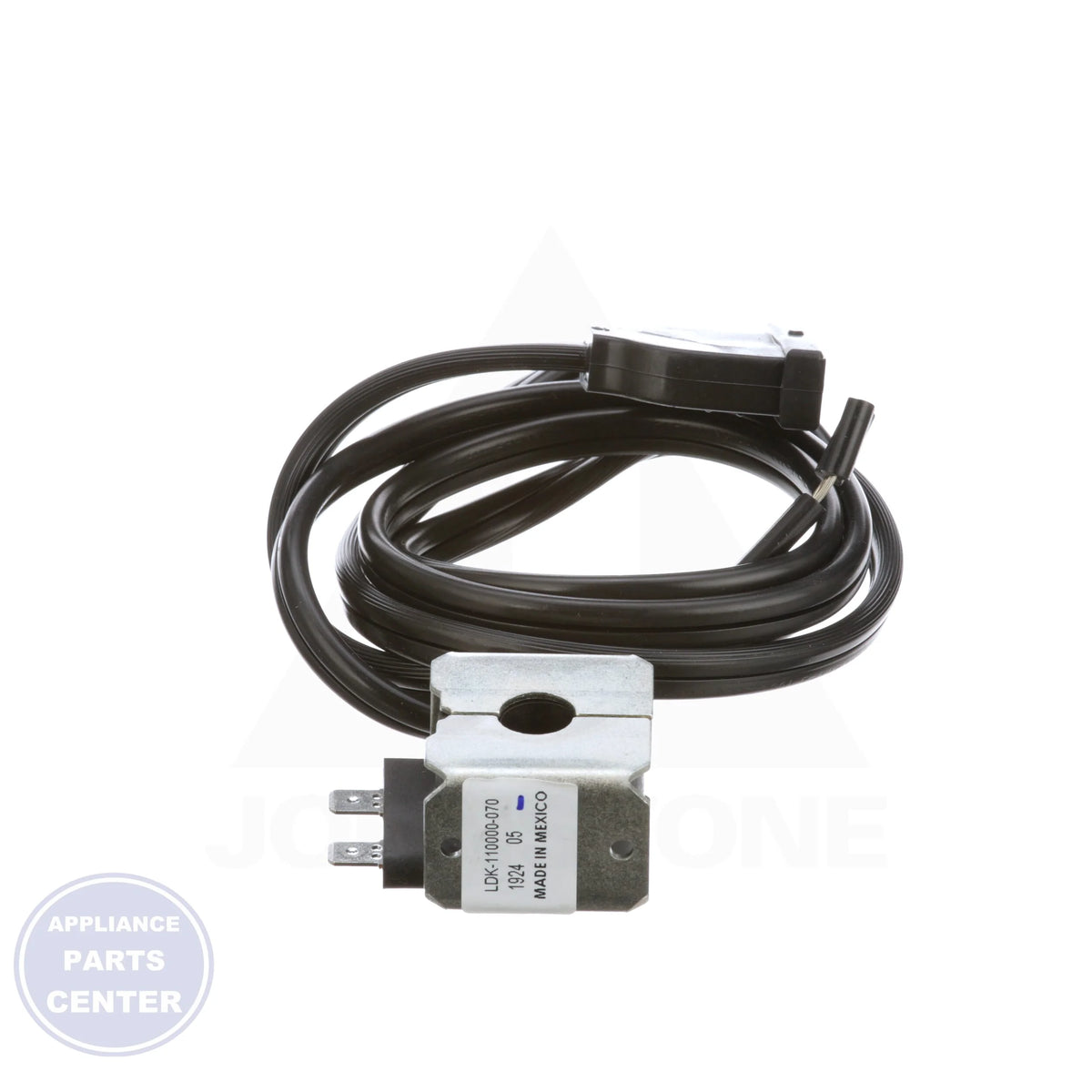 Solenoid Coil for Reversing Valves LDK-110000-070 - Detailed view of red coil with W29 wiring harness