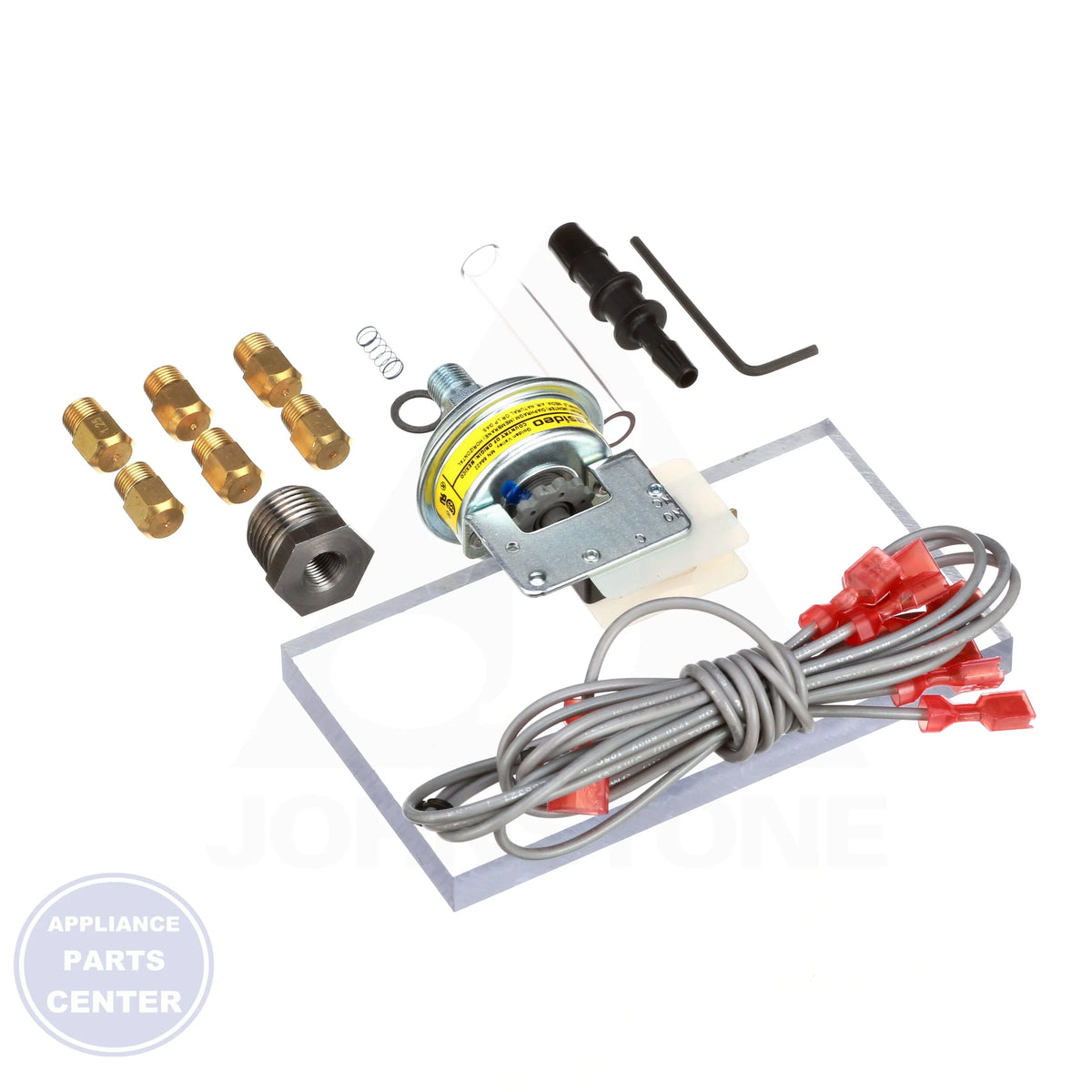 LP Conversion Kit LPM-33 - Side view with exact measurements/specs