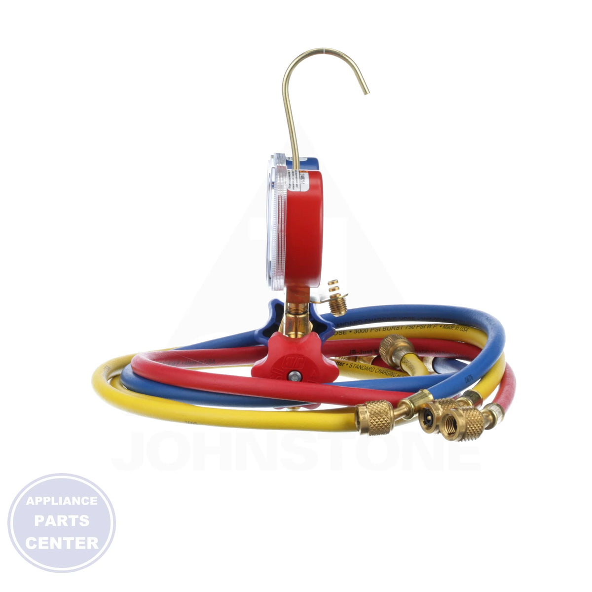 M2 Series 2-Valve Manifold M2-8 - Detailed view of surge-dampened gauges