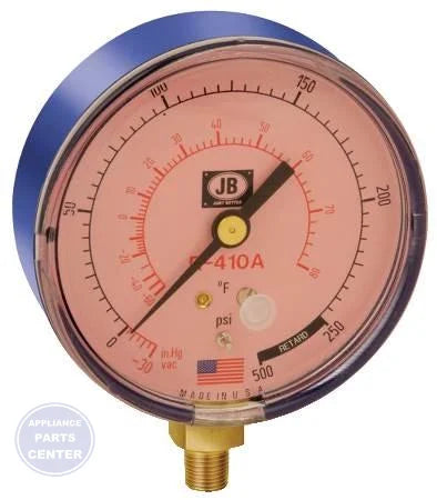 [Brand] 3-1/8" R410A Manifold Gauge M2-810 - Main view showing easy-to-read dial for various R410A systems