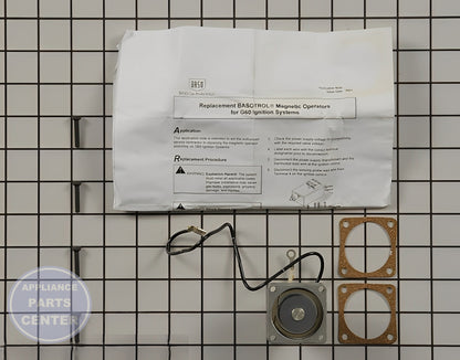 Gas Valve Solenoid M401226P - Side view with dimensions for perfect fit