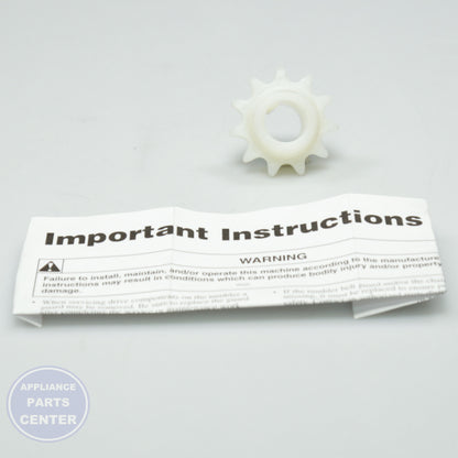 SPROCKET 11 TEETH TW 623-3 PKG M401366P - Side view with precise fit specifications