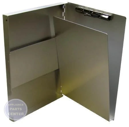 Aluminum Form Holder Clipboard M79555 - Main view showing compartments for various models