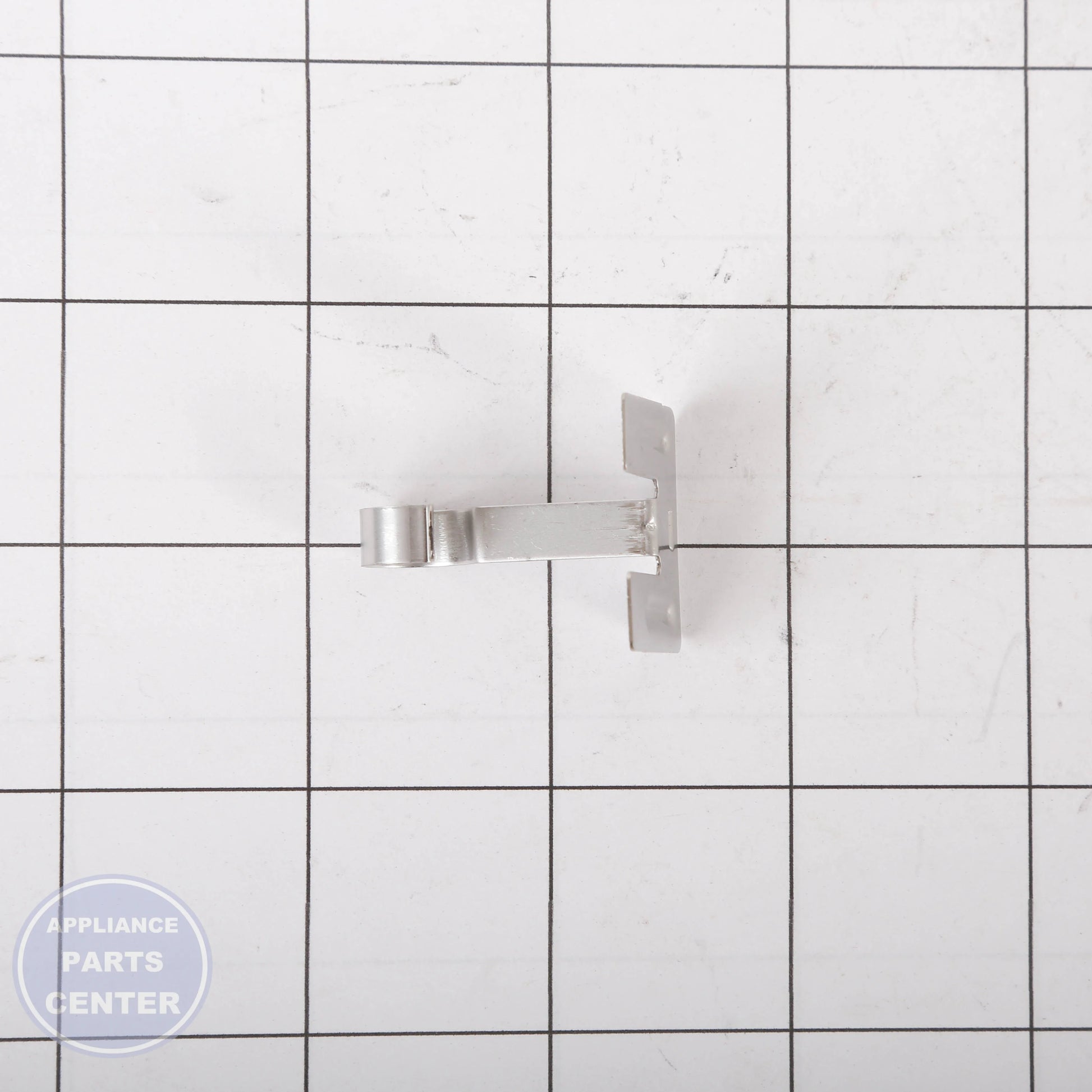 BRACKET,HEATER MAZ64548401 - Side view with specific measurements and specs