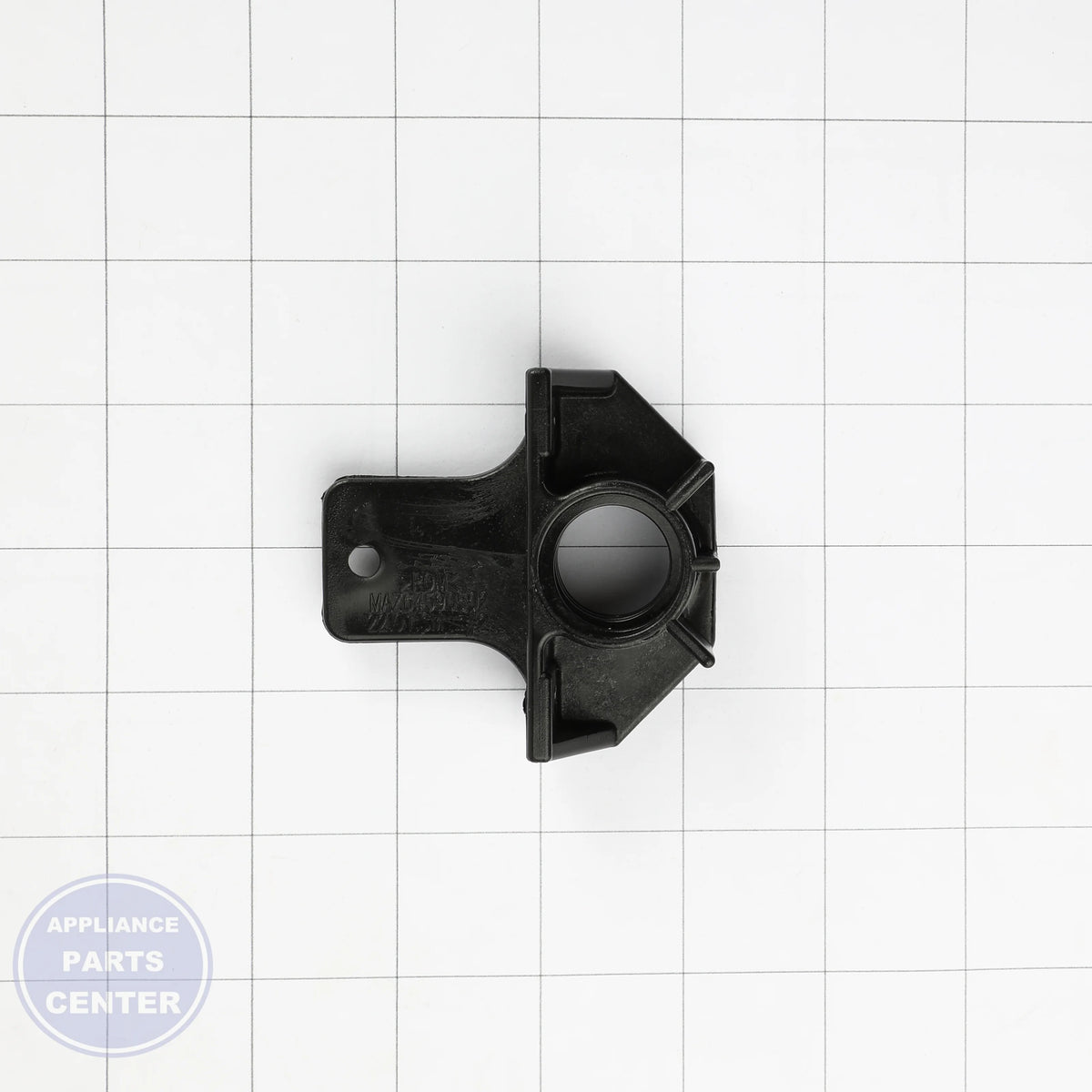 BRACKET,IDLE MAZ64590502 - Side view with precise measurements