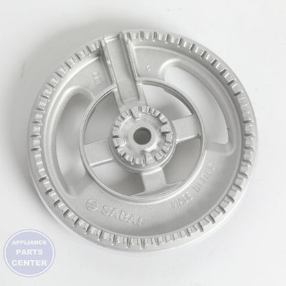 BURNER MBE62162903 - Side view with precise cooking specifications