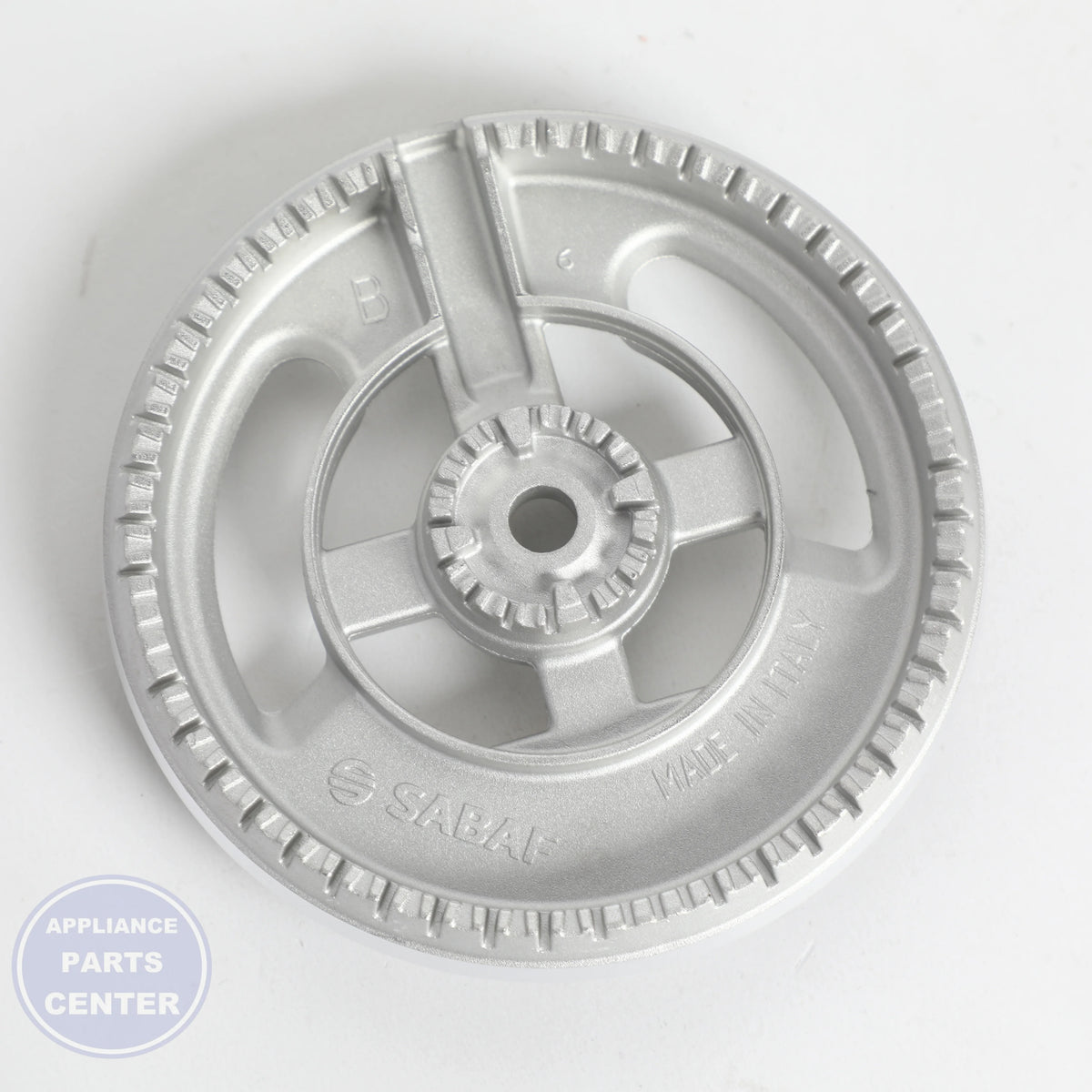 BURNER MBE62162903 - Side view with precise cooking specifications
