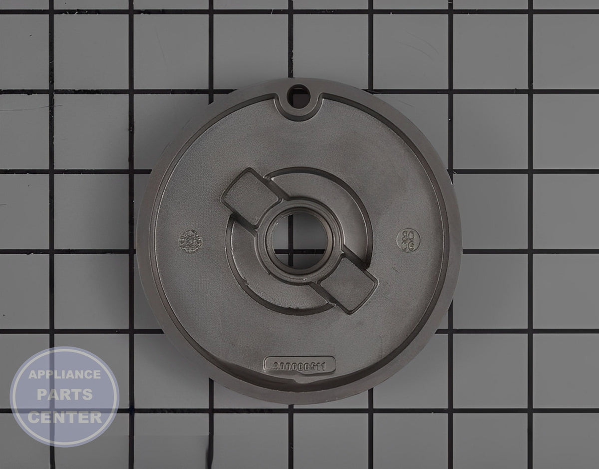Surface Burner Base MBE62424101 - Detailed view of Gas Burner & Control Valve