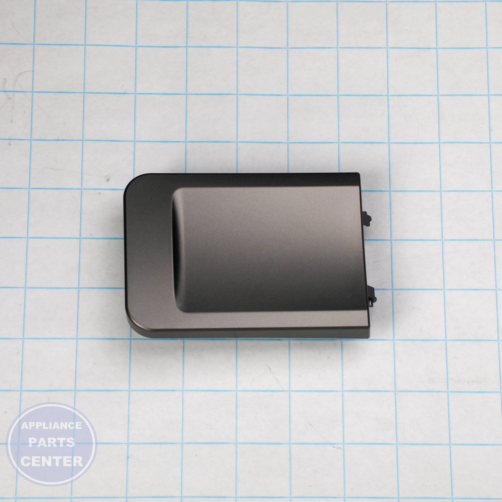 BUTTON,LEVER MBG66024515 - Side view with precise measurements