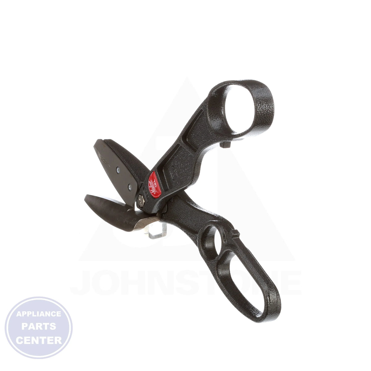 Offset Left Aluminum Snips MC12L - Detailed view of sleek head design for maneuverability