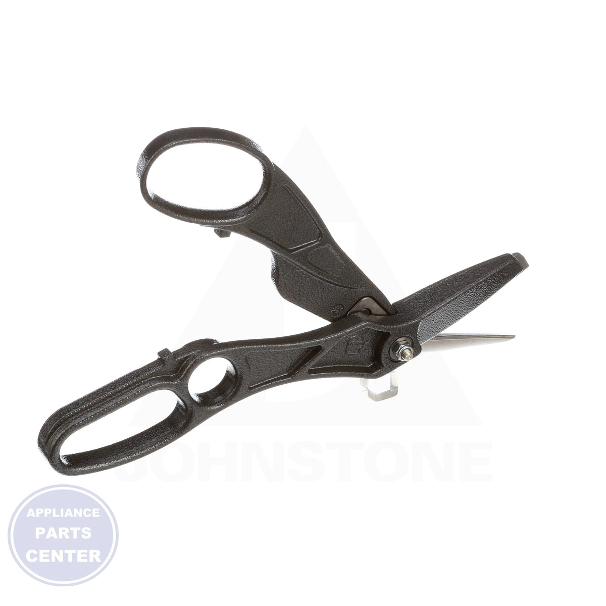 Offset Left Aluminum Snips MC12L - Side view with 3" cut length and 24 gauge capacity
