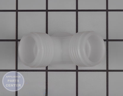 LG DRYER PIPE CONNECTOR MCD63306801 - Side view with precise measurements