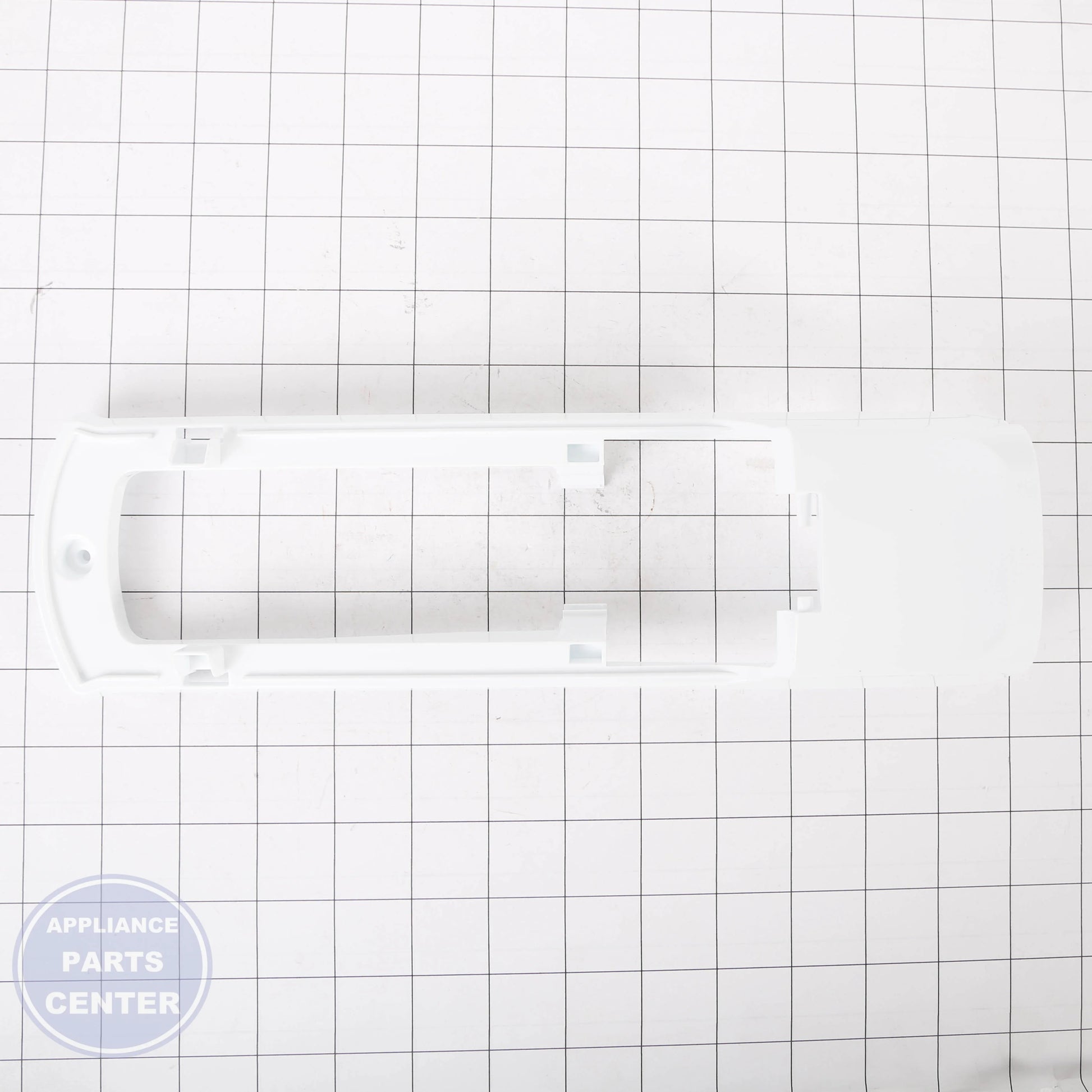 COVER,FILTER MCK66584901 - Side view with precise measurements