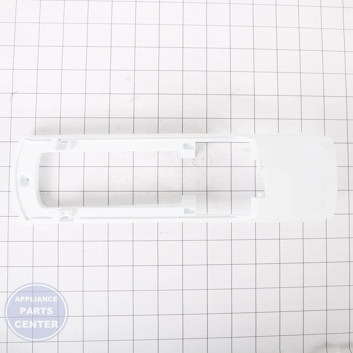 COVER,FILTER MCK66584901 - Side view with precise measurements