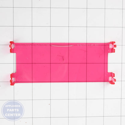 COVER,DISPLAY MCK68548601 - Side view with precise measurements