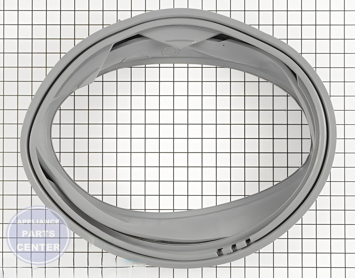 LG WASHER DOOR BOOT SEAL GASKET MDS33059401 - Detailed view of watertight seal details