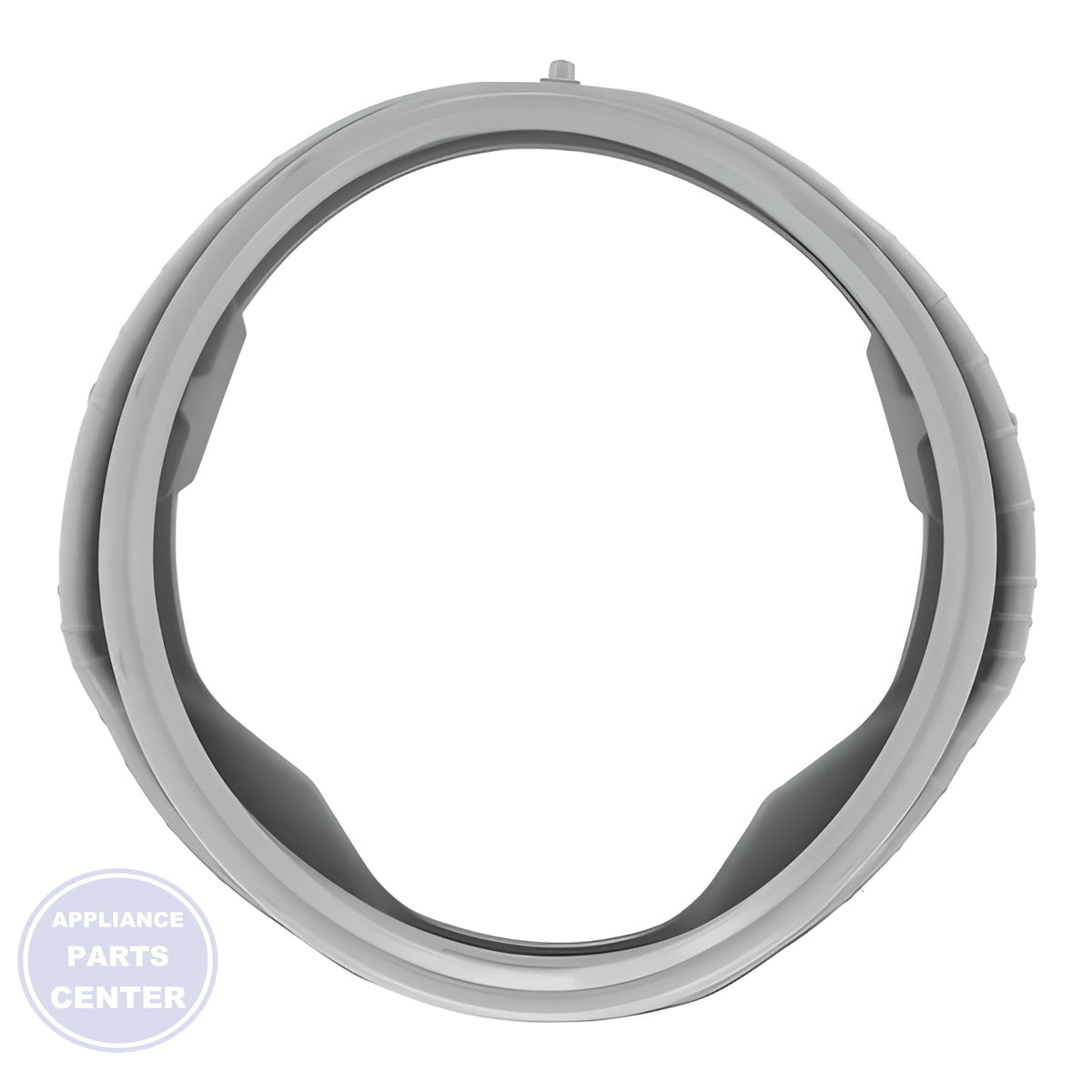 LG WASHER DOOR GASKET MDS65736906 - Detailed view of durable rubber material