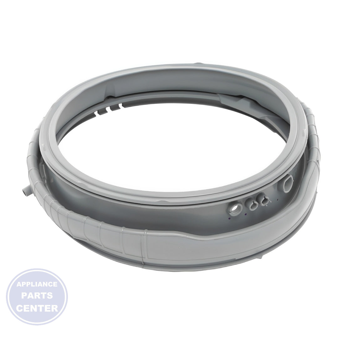 LG WASHER DOOR GASKET MDS65736906 - Side view with leak-proof specs
