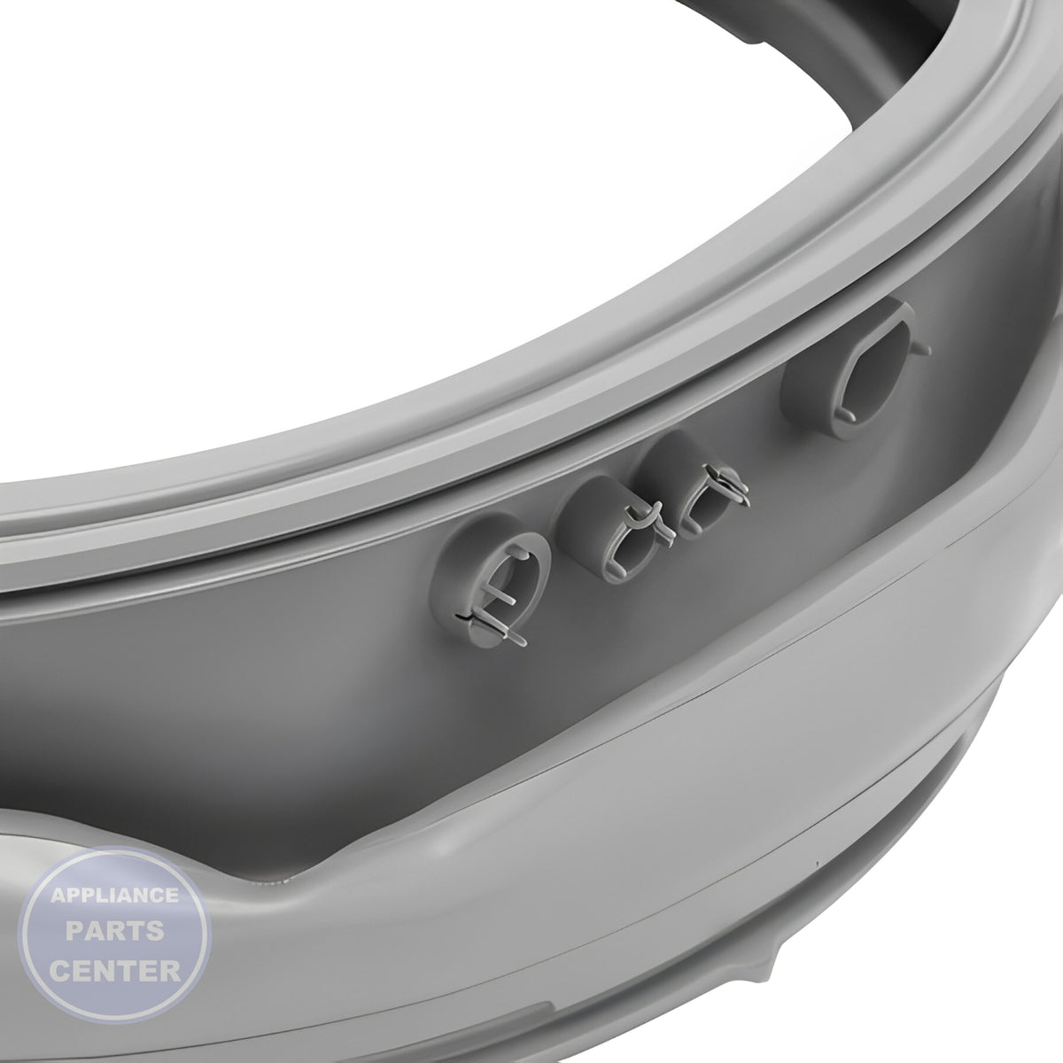 LG WASHER DOOR GASKET MDS65736915 - Installation in specific LG model showcasing perfect fit