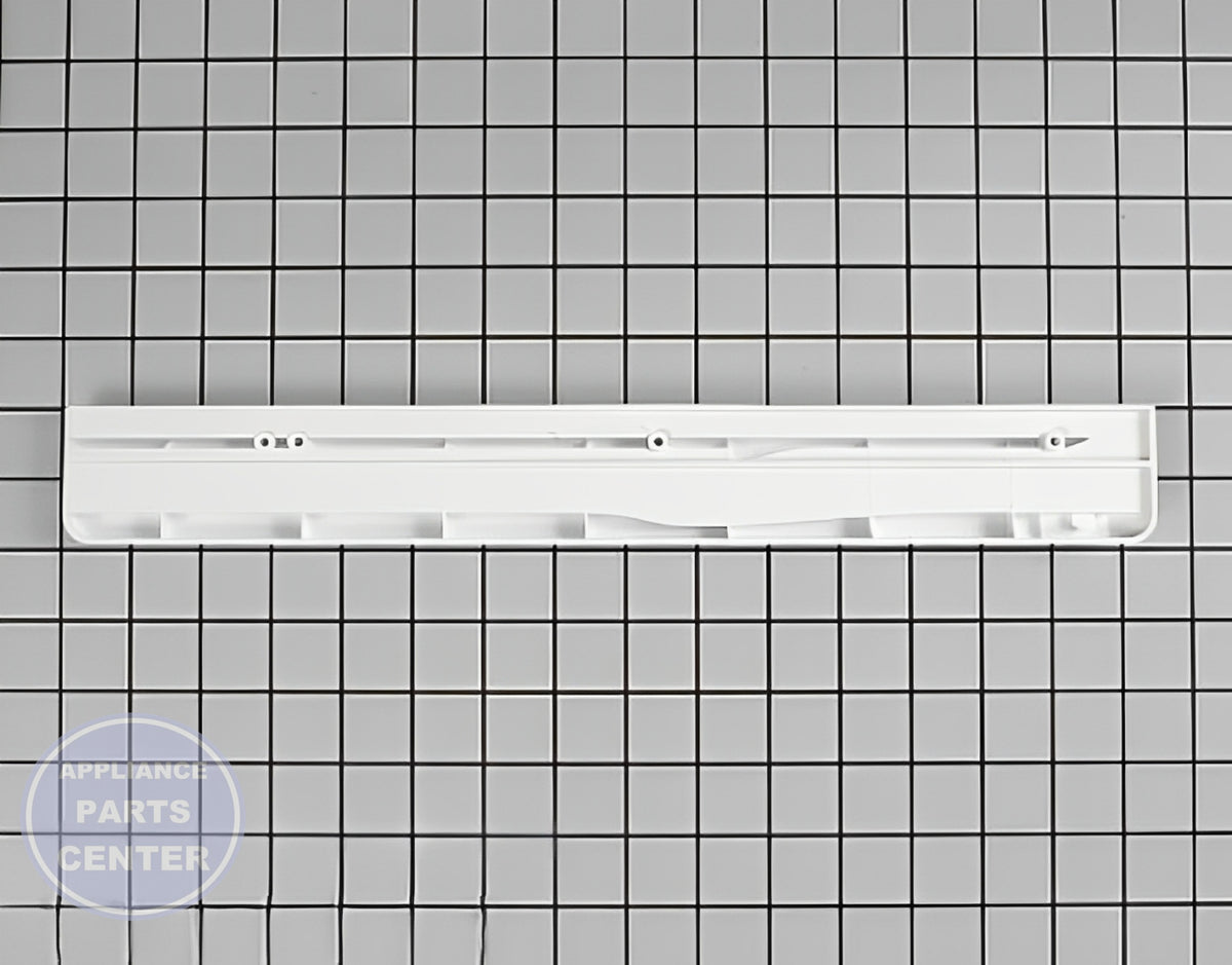 GUIDE,RAIL MEA40002602 - Detailed view of precise shelf support measurements