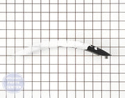 LG MICROWAVE OVEN DOOR HANDLE ASSEMBLY BLACK - Main view showing sturdy design for LG microwave models