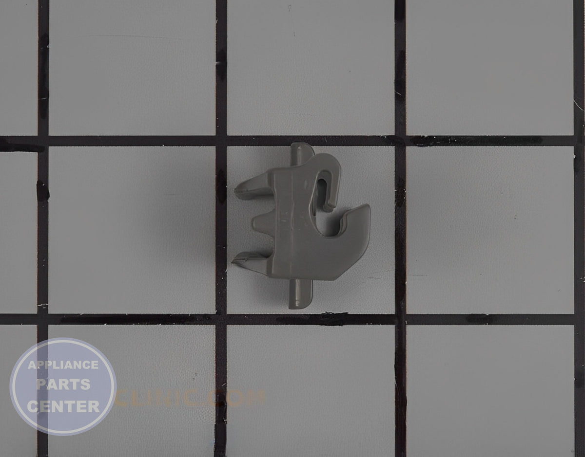 LG DISHWASHER LOWER RACK HOLDER MEG64438801 - Side view with precise measurements