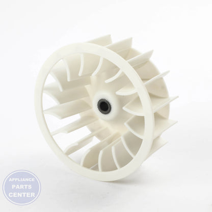 IMPELLER,BLOWER MER48344501 - Side view with precise measurements