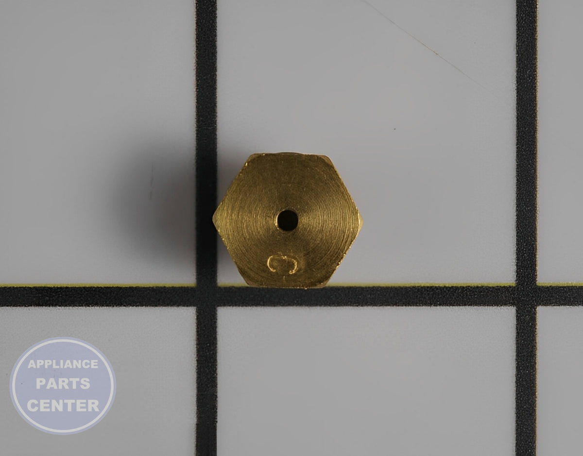 LG GAS RANGE OVEN STOVE NOZZLE ORIFICE MFV61841503 - Detailed view of precise gas control details
