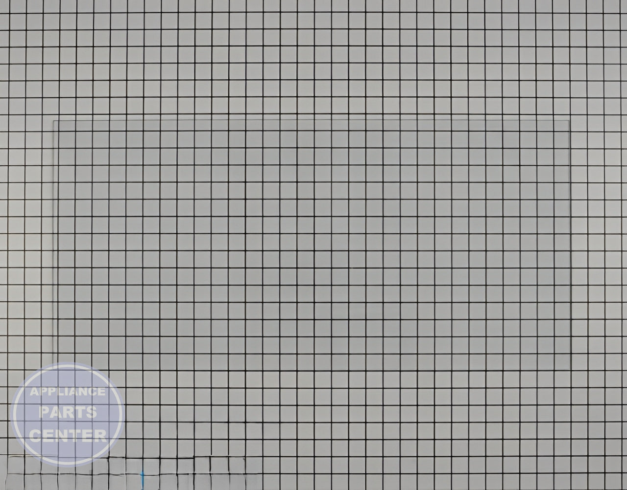 LG REFRIGERATOR GLASS SHELF MHL42613220 - Main view showing sturdy glass design for LG refrigerators