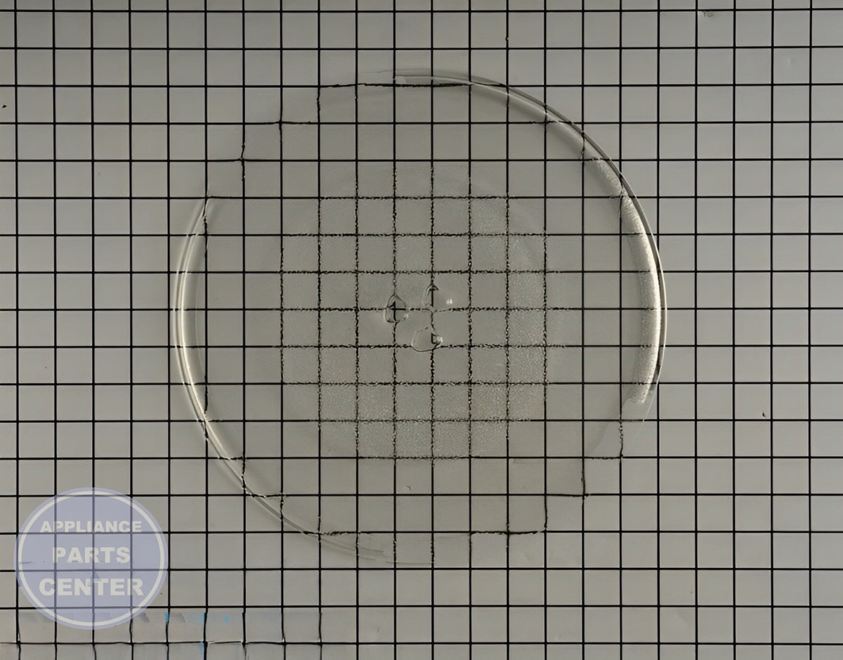 LG MICROWAVE GLASS TRAY AND SUPPORT ASSEMBLY MJS47373302 - Detailed view of durable glass tray and roller