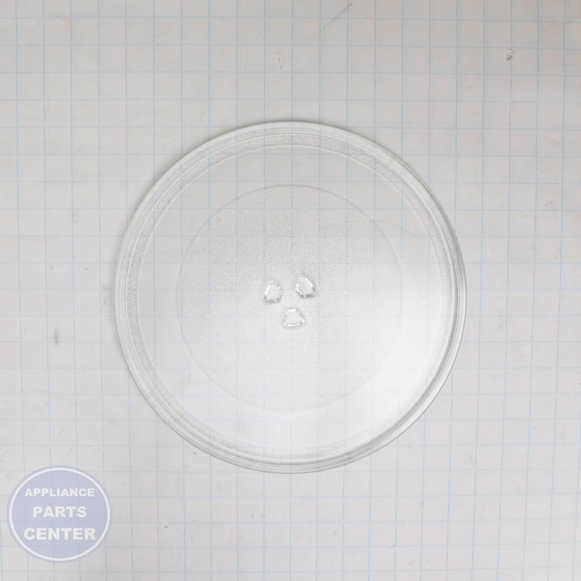 TRAY,GLASS MJS65336701 - Side view with 12.5 inch diameter