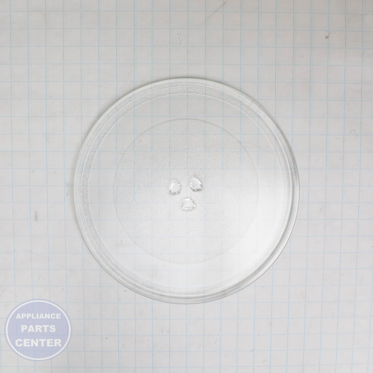 TRAY,GLASS MJS65336701 - Side view with 12.5 inch diameter