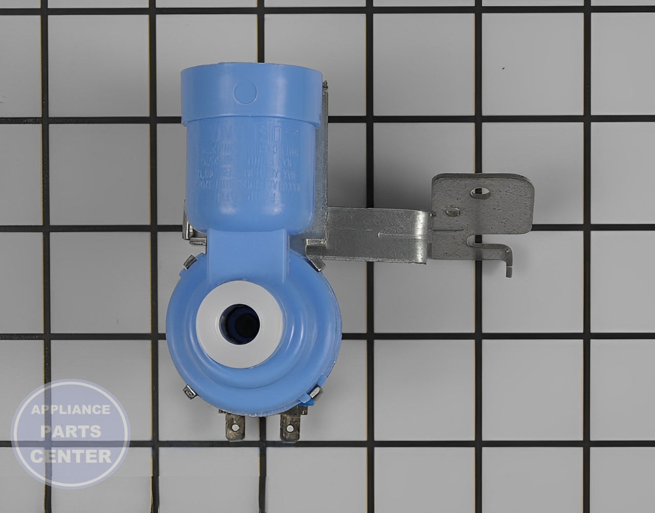 LG REFRIGERATOR ICEMAKER WATER INLET FILL VALVE MJX41178908 - Detailed view of valve & float assembly