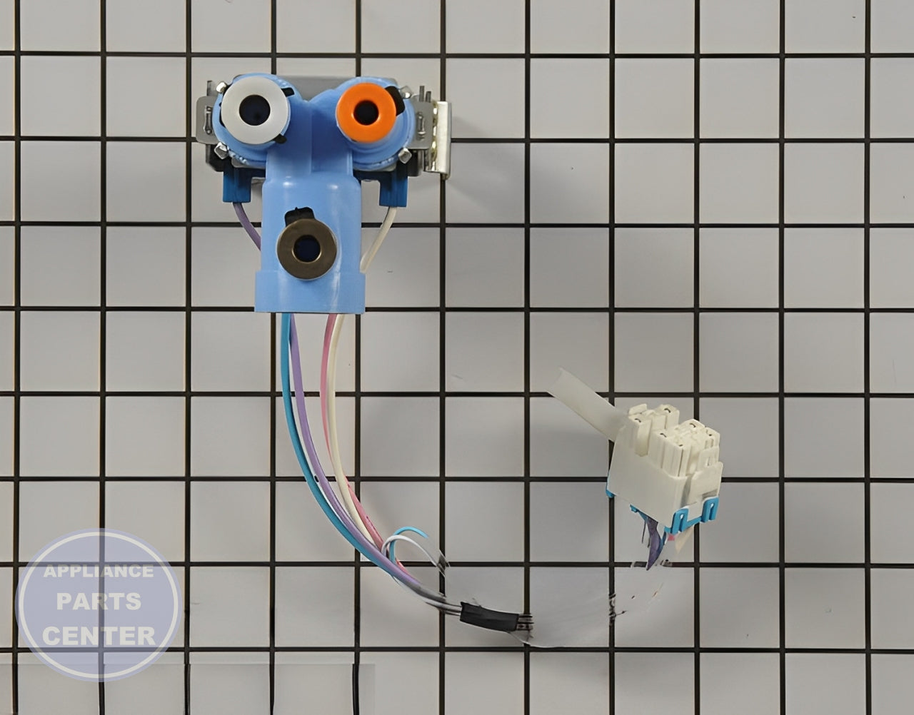 Water Inlet Valve MJX41869208 - Side view with precise measurements for perfect fit