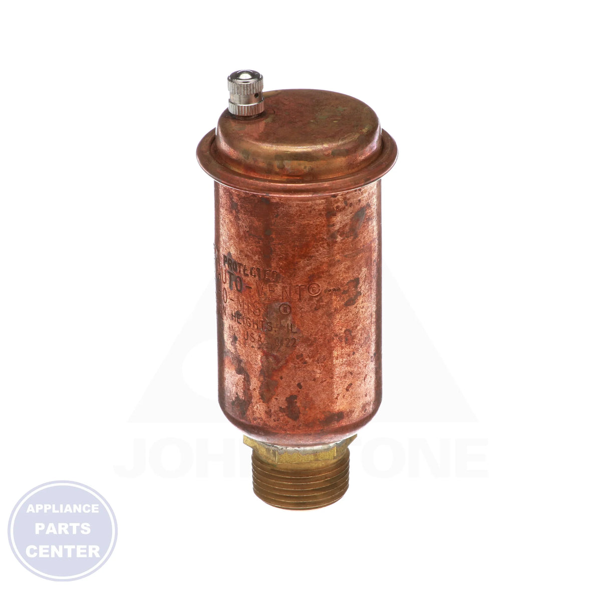 [Brand] Air Vent MOM75 - Detailed view of self-closing, float operated valve