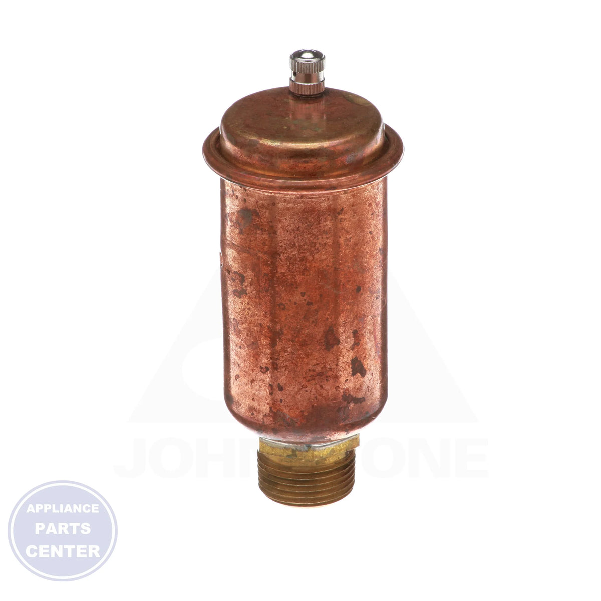 MOM75 Air Vent - Side view with 1/2" FPT and 3/4" MPT sizes