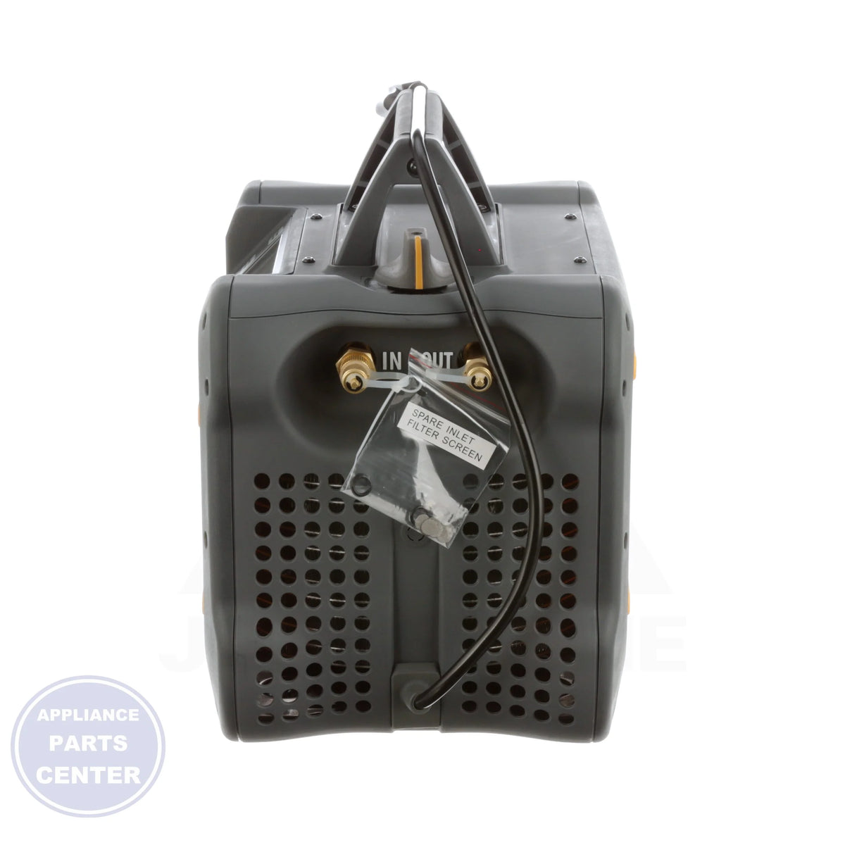 [Brand] Refrigerant Recovery Unit MR45 - Detailed view of large micro channel condenser for rapid cooling