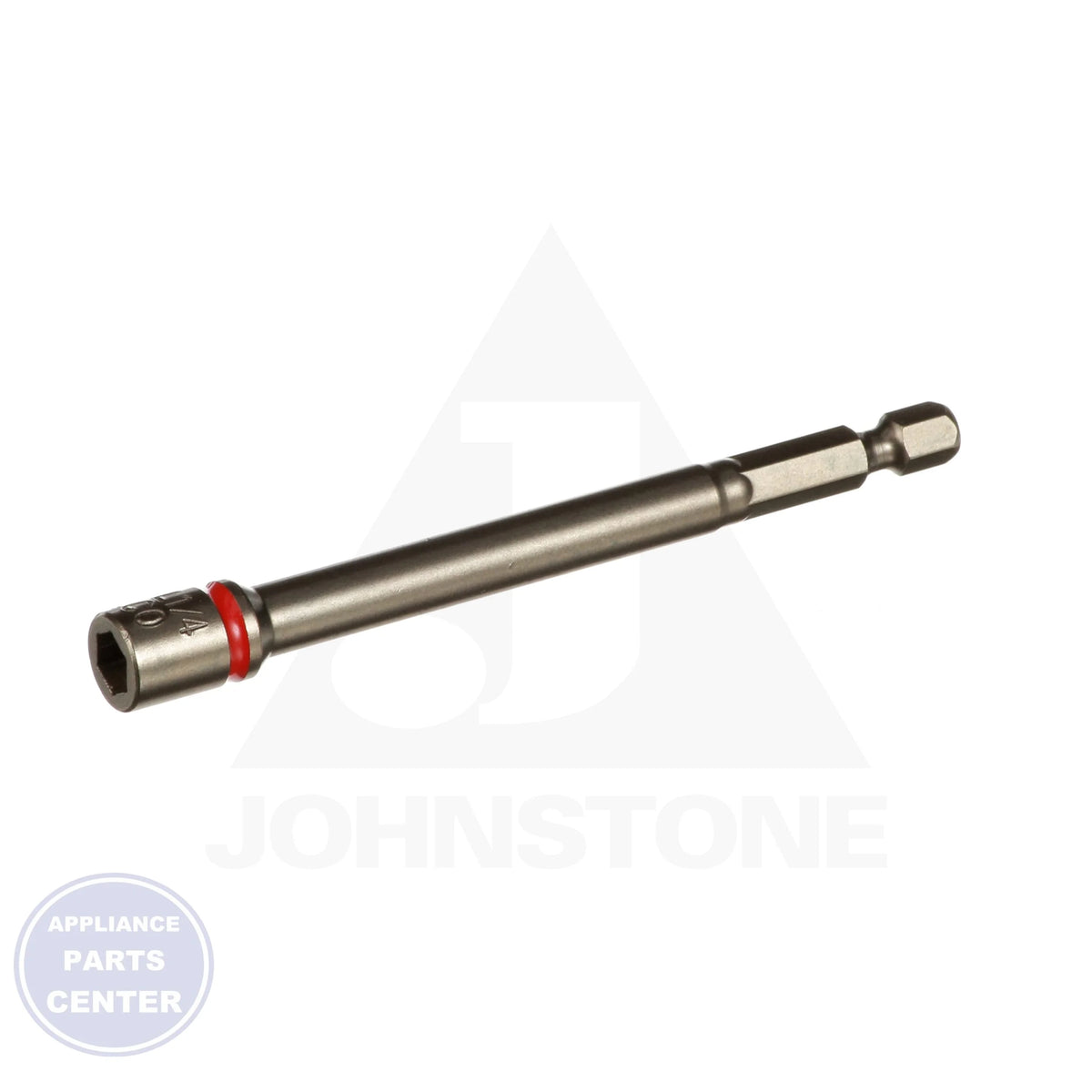 Extra Long Magnetic Hex Driver MSHML14 - Side view with 1/4" Hex Opening.