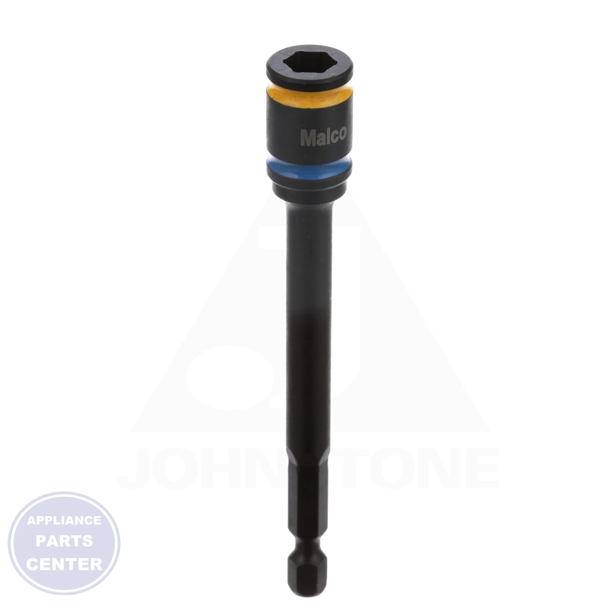 Dual-Sided Reversible Hex Driver MSHMLC1 - Side view with 4" length and 5/16" and 3/8" hex openings