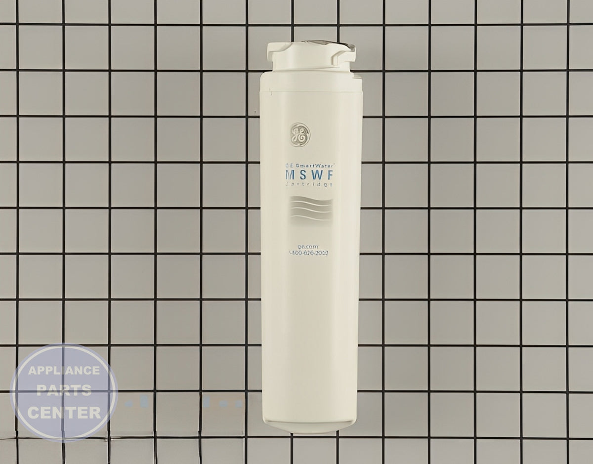 GE REFRIGERATOR FAST FILL WATER FILTER MSWF - Main view showing efficient water filtration for GEN refrigerators