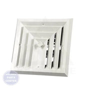 AirTec Plastic Ceiling Diffuser MV3 - Main view showing 3-way diffuser for various models