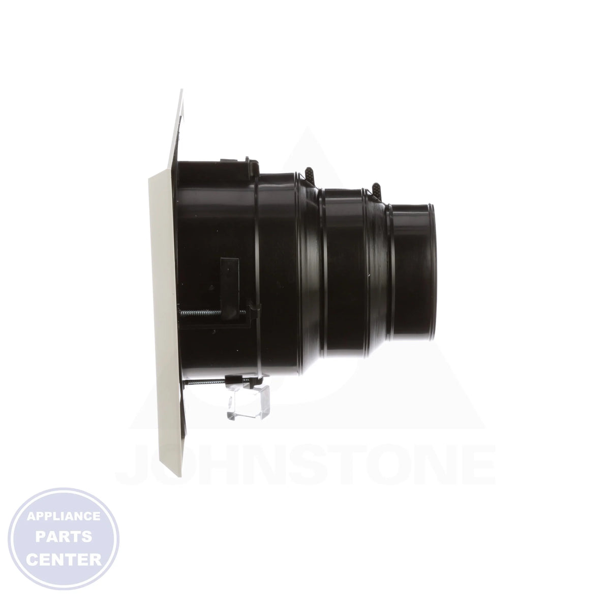 AirTec MV3S Plastic Ceiling Diffuser - Detailed view of 4-8 inch duct compatibility